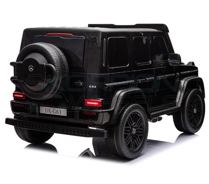 Ηλεκτροκίνητο Αυτοκίνητο Mercedes-Benz G63 AMG Original License - 24V - Μαύρο | Skorpion Wheels - 52470651