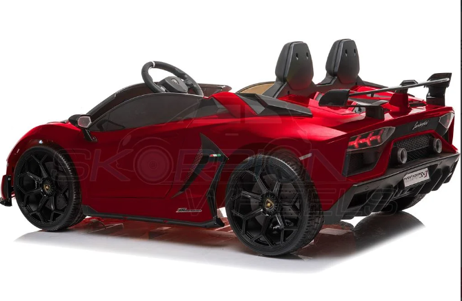 Ηλεκτροκίνητο Αυτοκίνητο Lamborghini Aventador SVJ Original License - 24V - Κόκκινο | Skorpion Wheels