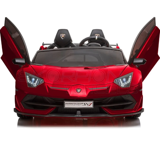 Ηλεκτροκίνητο Αυτοκίνητο Lamborghini Aventador SVJ Original License - 24V - Κόκκινο | Skorpion Wheels