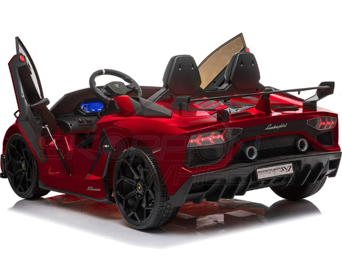 Ηλεκτροκίνητο Αυτοκίνητο Lamborghini Aventador SVJ Original License - 24V - Κόκκινο | Skorpion Wheels