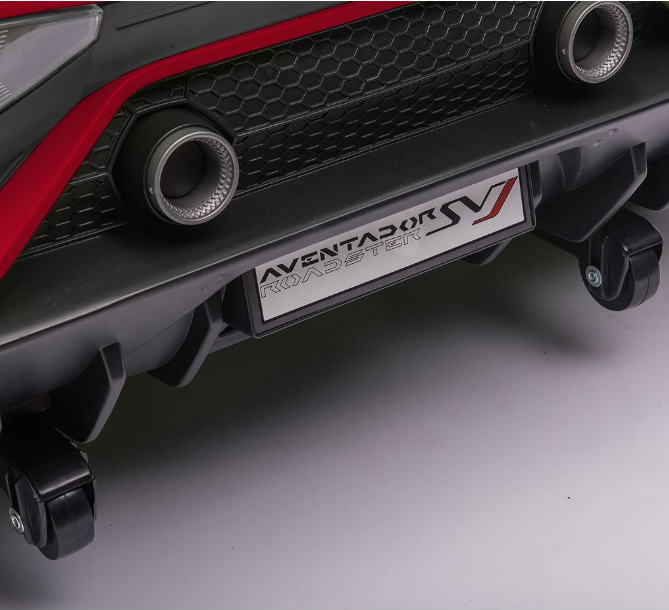 Ηλεκτροκίνητο Αυτοκίνητο Lamborghini Aventador SVJ Original License - 24V - Κόκκινο | Skorpion Wheels