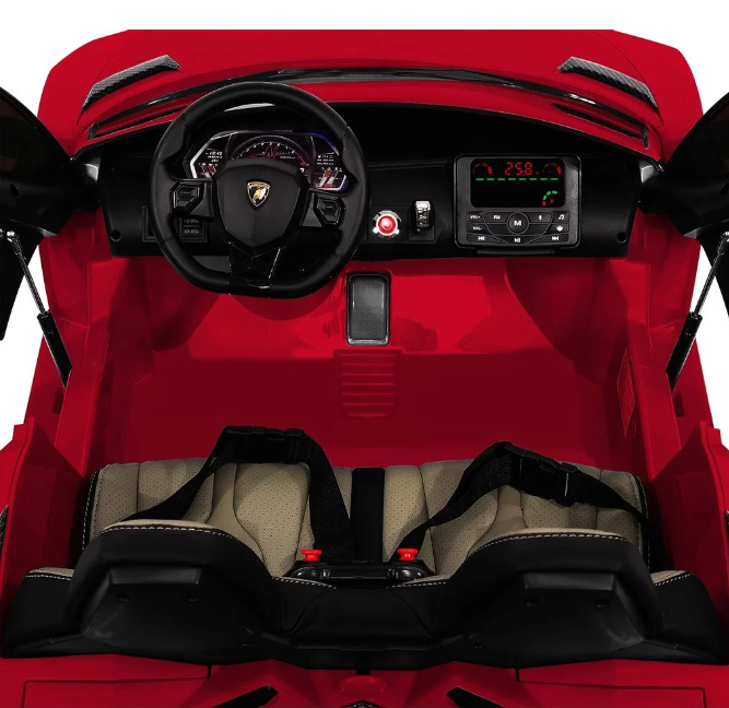 Ηλεκτροκίνητο Αυτοκίνητο Lamborghini Aventador SVJ Original License - 24V - Κόκκινο | Skorpion Wheels