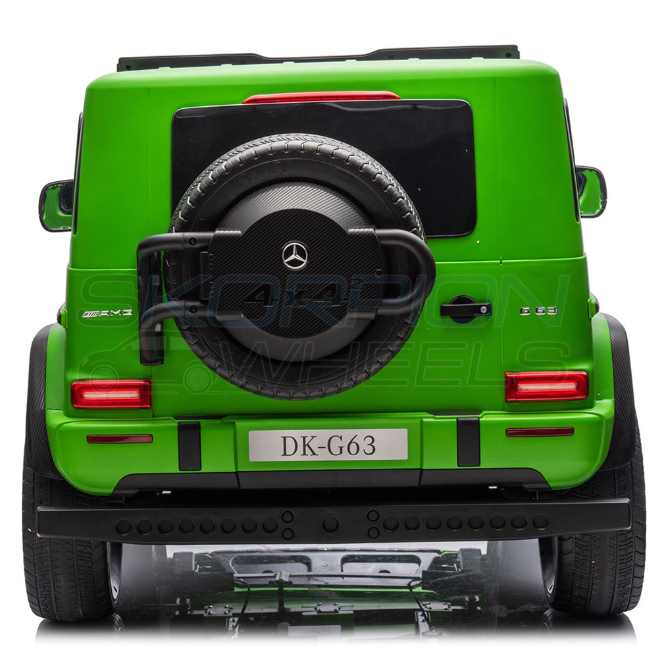 Ηλεκτροκίνητο Αυτοκίνητο Mercedes-Benz G63 AMG Original License - 24V - Πράσινο | Skorpion Wheels