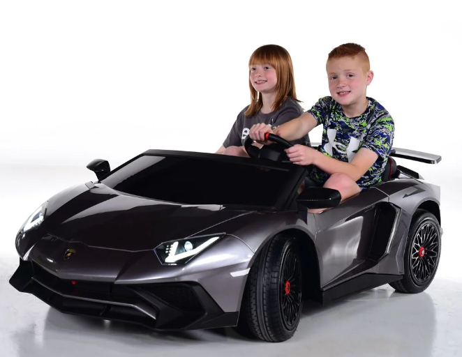 Ηλεκτροκίνητο Αυτοκίνητο Lamborghini Aventador SV Original License - 24V - Γκρι | Skorpion Wheels