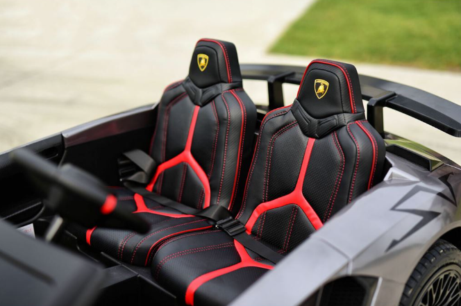 Ηλεκτροκίνητο Αυτοκίνητο Lamborghini Aventador SV Original License - 24V - Γκρι | Skorpion Wheels